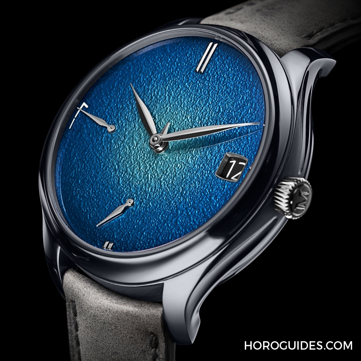 H. MOSER & CIE - H. MOSER & CIE.亨利慕时万年历推出钽金属材质搭配「深渊蓝」表盘