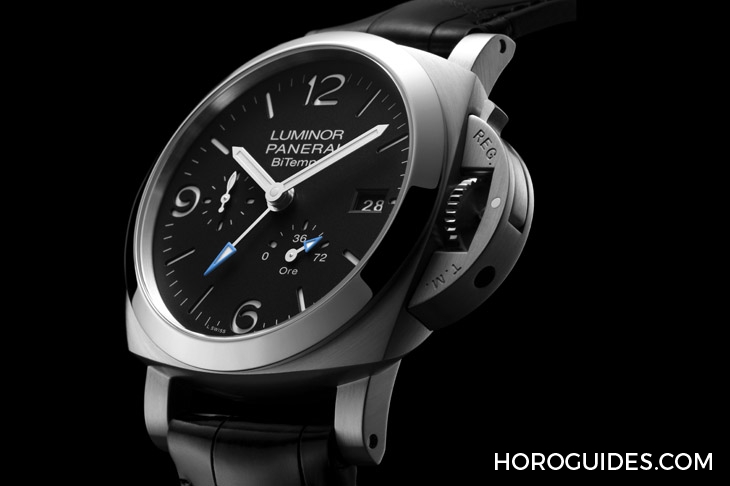 OFFICINE PANERAI - Panerai新一代两地时间表款以BiTempo为名｜Luminor BiTempo-PAM01360与PAM01361