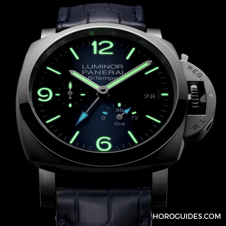 OFFICINE PANERAI - Panerai新一代两地时间表款以BiTempo为名｜Luminor BiTempo-PAM01360与PAM01361